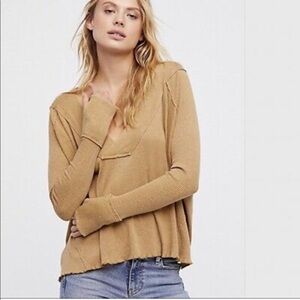 We the Free Oceanview thermal top tan S